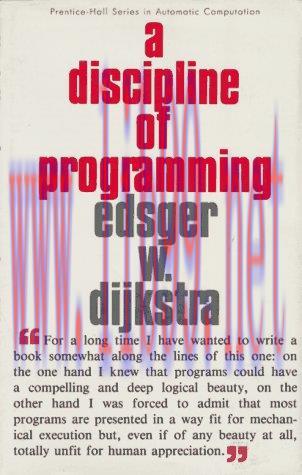 [FOX-Ebook]A Discipline of Programming