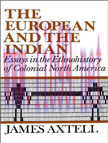 (PDF)The European and the Indian: Essays in the Ethnohistory of Colonial North America 1st Edit...