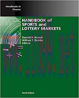 (PDF)Handbook of Sports and Lottery Markets (ISSN) 1st Edition