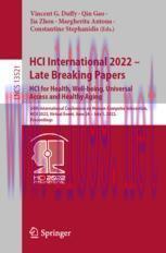 [PDF]HCI International 2022 &ndash; Late Breaking Papers: HCI for Health, Well-being, Universal Acces...