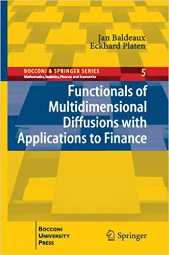 (PDF)Functionals of Multidimensional Diffusions with Applications to Finance (Bocconi & Springe...