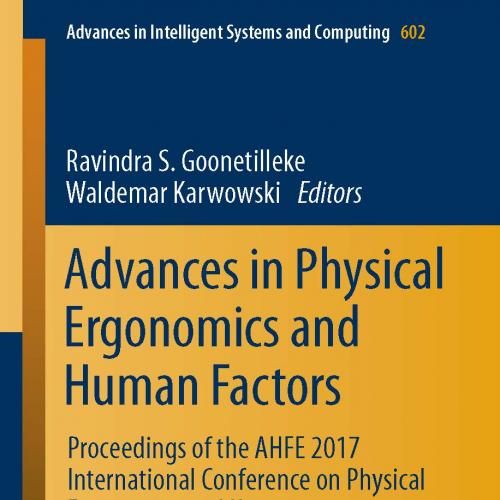 Advances in Physical Ergonomics and Human Factors