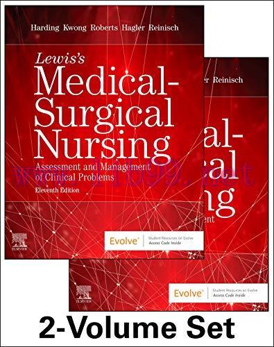 [AME]Lewis&rsquo;s Medical-Surgical Nursing &ndash; 2-Volume Set: Assessment and Management of Clinical Pro...