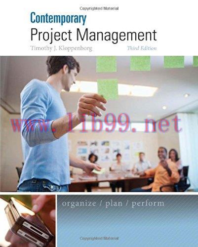 [FOX-Ebook]Contemporary Project Management, 3rd Edition