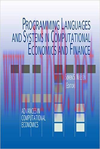 (PDF)Programming Languages and Systems in Computational Economics and Finance (Advances in Comp...