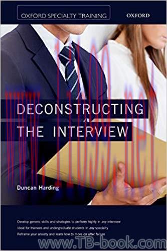 Deconstructing the Interview 1st Edition by Duncan Harding 课本