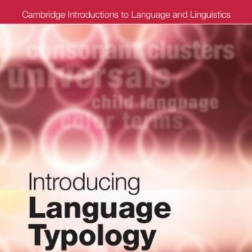 Introducing Language Typology - Edith A. Moravcsik