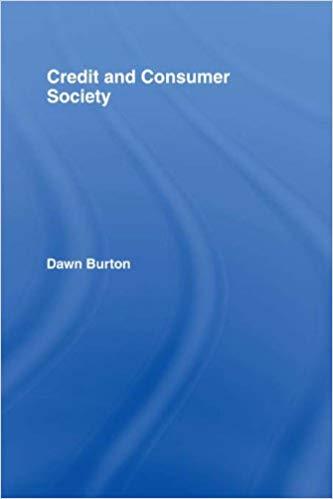 (PDF)Credit and Consumer Society 1st Edition
