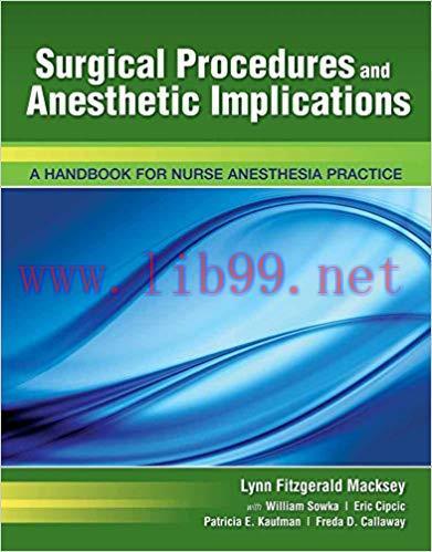 [PDF]Surgical Procedures and Anesthetic Implications