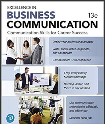 （PPT）Excellence in Business Communication 13th By John V. Thill.zip