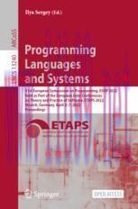 [PDF]Programming Languages and Systems: 31st European Symposium on Programming, ESOP 2022, Held...