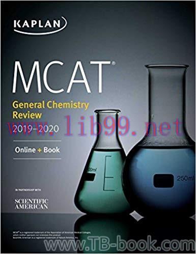 MCAT General Chemistry Review 2019-2020 by Kaplan Test Prep 课本