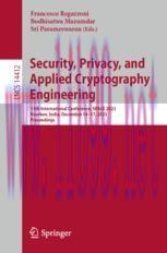 [PDF]Security, Privacy, and Applied Cryptography Engineering: 13th International Conference, SP...