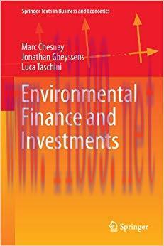 (PDF)Environmental Finance and Investments (Springer Texts in Business and Economics) 1st ed. 2...