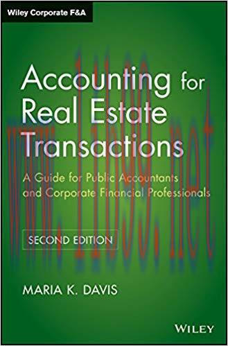 (PDF)Accounting for Real Estate Transactions: A Guide For Public Accountants and Corporate Fina...
