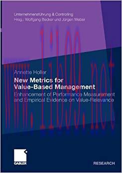 (PDF)New Metrics for Value-Based Management: Enhancement of Performance Measurement and Empiric...