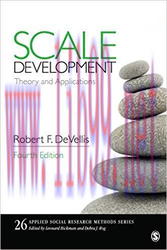 (PDF)Scale Development: Theory and Applications (Applied Social Research Methods Book 26) 4th E...