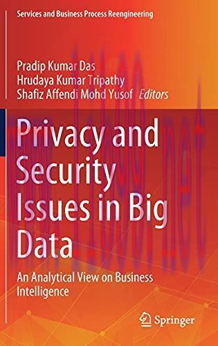 [FOX-Ebook]Privacy and Security Issues in Big Data: An Analytical View on Business Intelligence