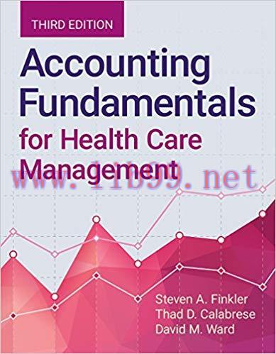 (PDF)Accounting Fundamentals for Health Care Management 3rd Edition