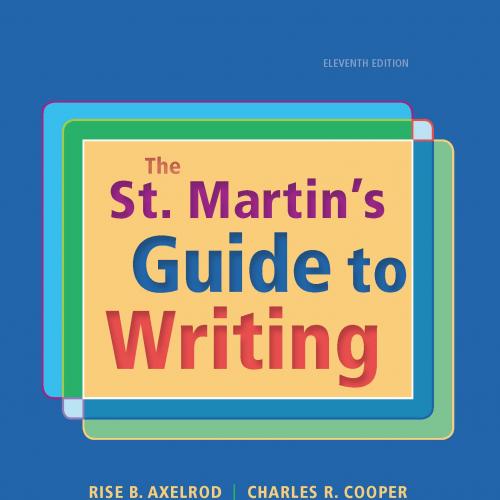 Title The St. Martin&rsquo;s Guide to Writing, 11th Edition