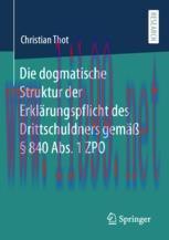 [PDF]Die dogmatische Struktur der Erkl&auml;rungspflicht des Drittschuldners gem&auml;&szlig; &sect; 840 Abs. 1 ZPO