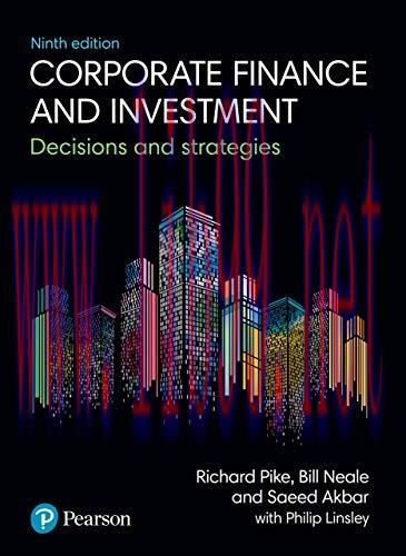 (PDF)Corporate Finance and Investment: Decisions and Strategies