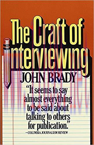 The Craft of Interviewing