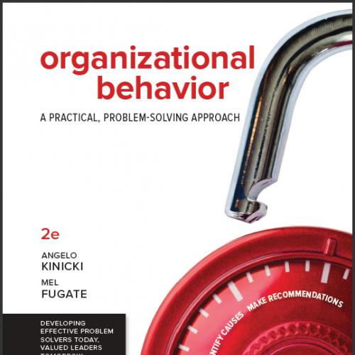 (Test Bank)Organizational Behavior A Practical, Problem-Solving Approach 2nd Edition.zip