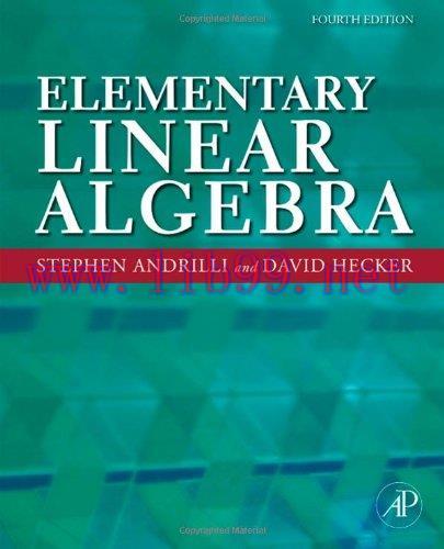 [FOX-Ebook]Elementary Linear Algebra, 4th Edition