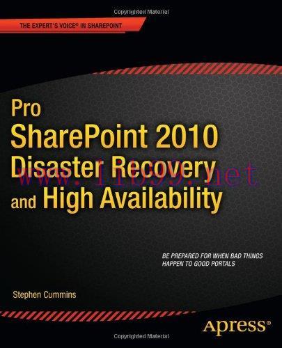 [FOX-Ebook]Pro SharePoint 2010 Disaster Recovery and High Availability