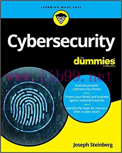 Cybersecurity For Dummies (For Dummies (Computer/Tech)) 1st Edition,