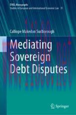 [PDF]Mediating Sovereign Debt Disputes