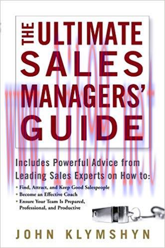 (PDF)The Ultimate Sales Managers&rsquo; Guide 1st Edition
