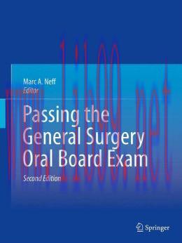 [AME]Passing the General Surgery Oral Board Exam, 2nd Edition