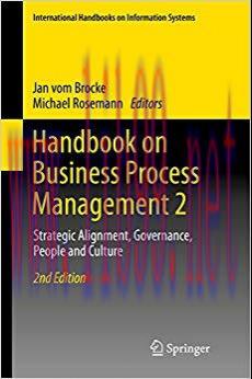 (PDF)Handbook on Business Process Management 2: Strategic Alignment, Governance, People and Cul...