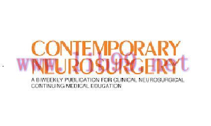 [AME]Contemporary Neurosurgery 2021 Full Archives (True PDF)
