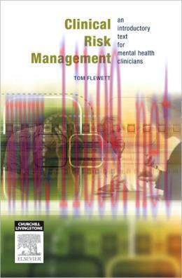 [AME]Clinical Risk Management: An introductory text for mental health professionals