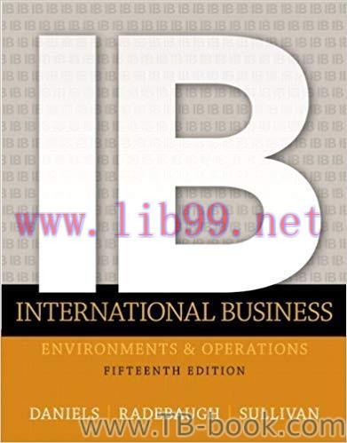 (PDF)International Business 15th Edition by John Daniels