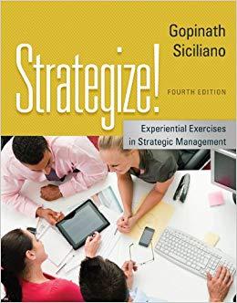 (PDF)Strategize! Experiential Exercises in Strategic Management 4th Edition