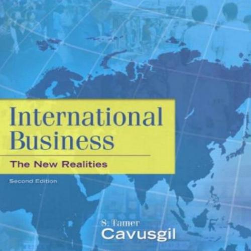International Business The New Realities, 2nd Edition