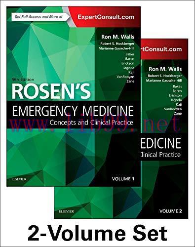 [AME]Rosen&rsquo;s Emergency Medicine: Concepts and Clinical Practice: Volume &ndash; 1&2, 9th Edition (EPU...
