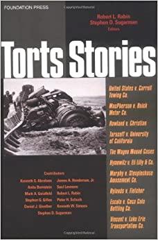 (PDF)Torts Stories (Law Stories)