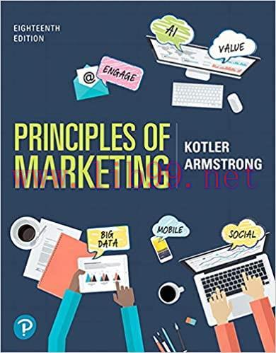 Test Bank for Principles of Marketing 18th Edition by Philip Kotler