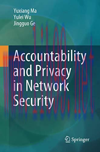 [FOX-Ebook]Accountability and Privacy in Network Security