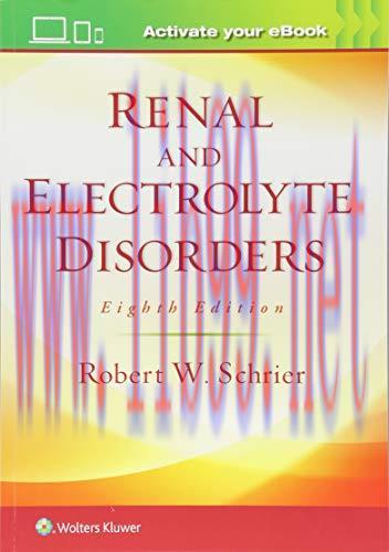 [AME]Renal and Electrolyte Disorders, 8th Edition (EPUB)