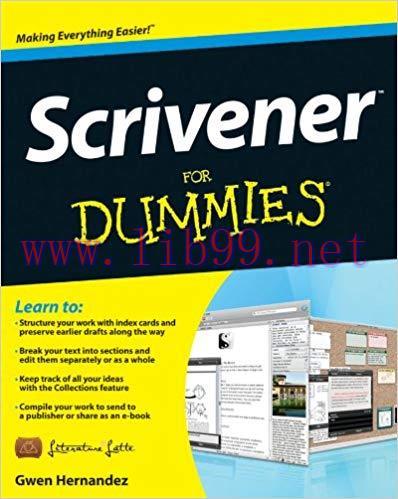 Scrivener For Dummies 1st Edition,