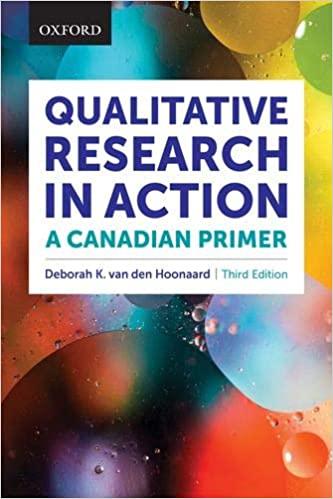 Qualitative Research in Action A Canadian Primer 3rd Edition