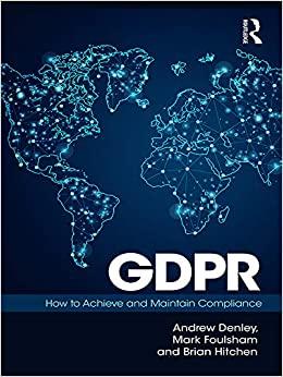 (PDF)GDPR How To Achieve and Maintain Compliance 1st Edition