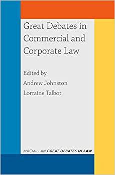 (PDF)Great Debates in Commercial and Corporate Law (Great Debates in Law)