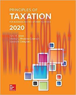 (PDF)Principles of Taxation for Business and Investment Planning 2020 Edition 23rd Edition